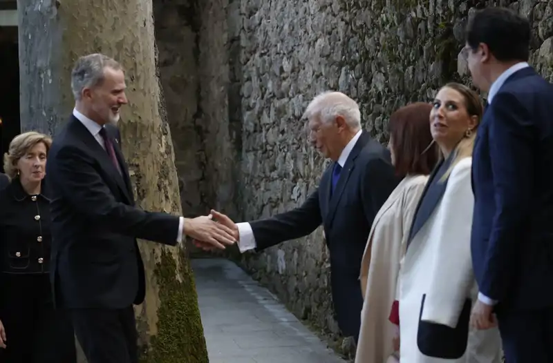 Visita de Felipe VI a Cuacos de Yuste