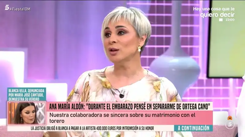 Ana María Aldón en 'Fiesta'