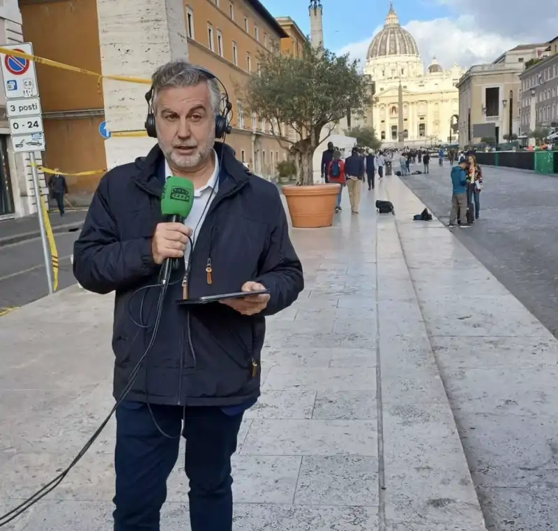 Carlos Alsina en una crónica desde Roma 