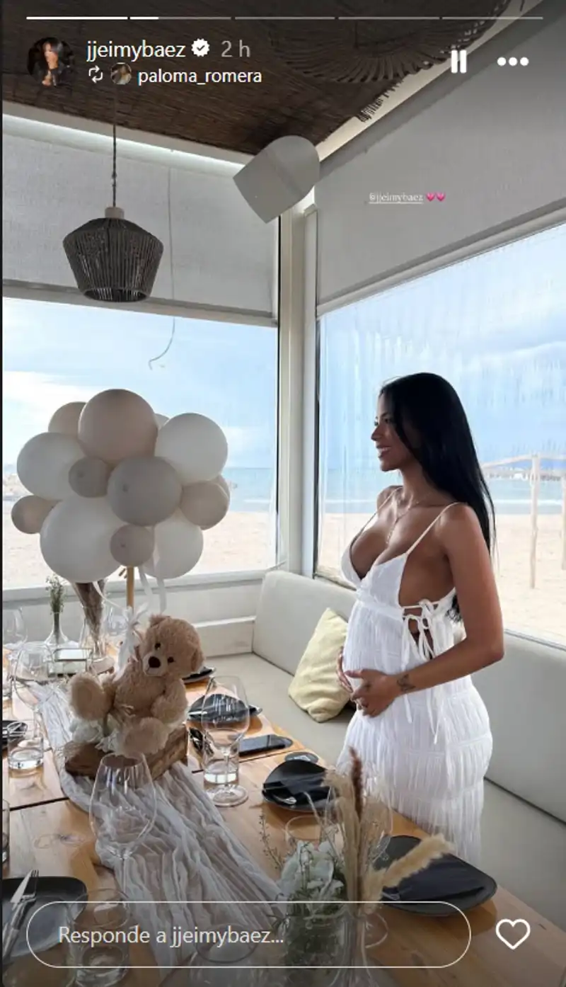 Jeimy Báez, expareja de Carlo Costanzia, embarazada de su primer hijo tras su participación en 'GH Dúo'
