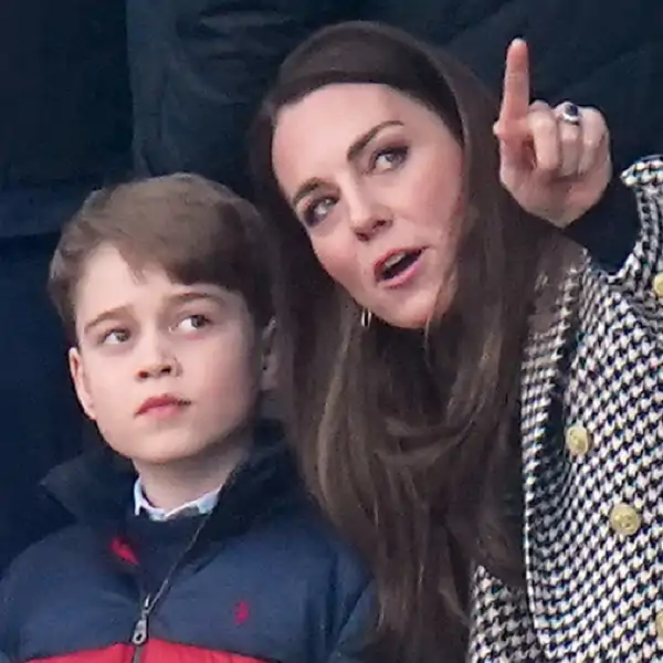 Kate Middleton y el príncipe George, en una foto de archivo. 