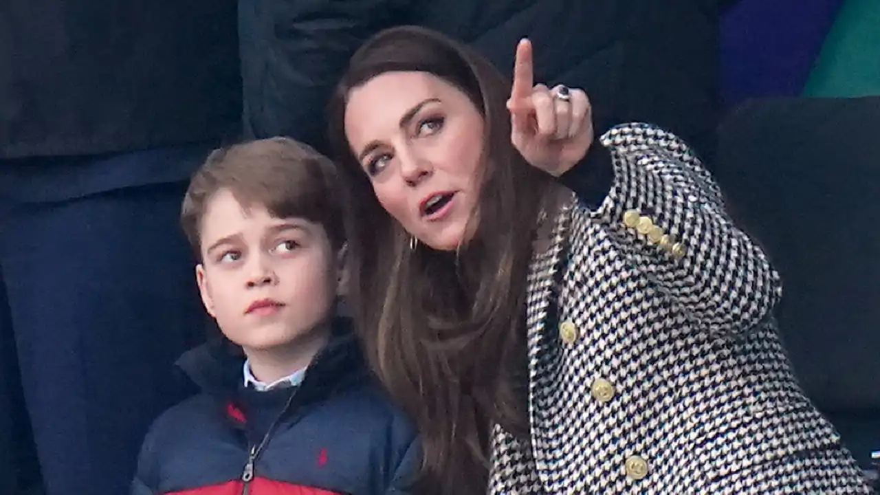 Kate Middleton y el príncipe George, en una foto de archivo. 