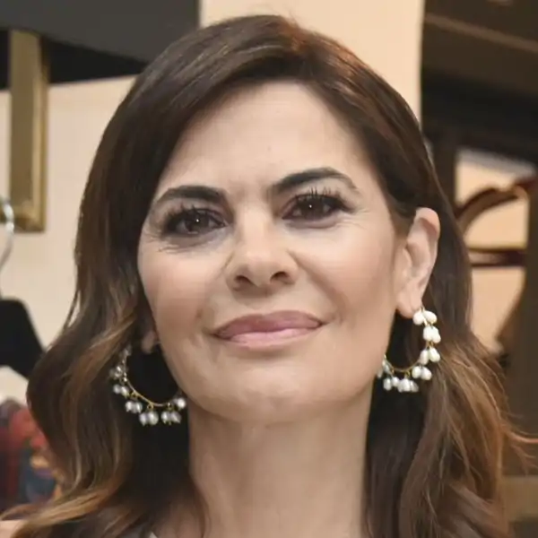 María José Suárez en la Feria de Abril 2025. 