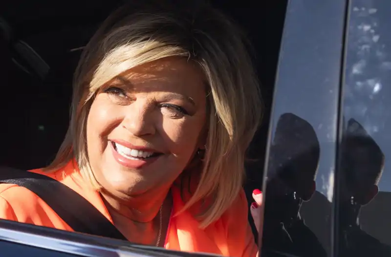 Terelu Campos en actitud muy sonriente