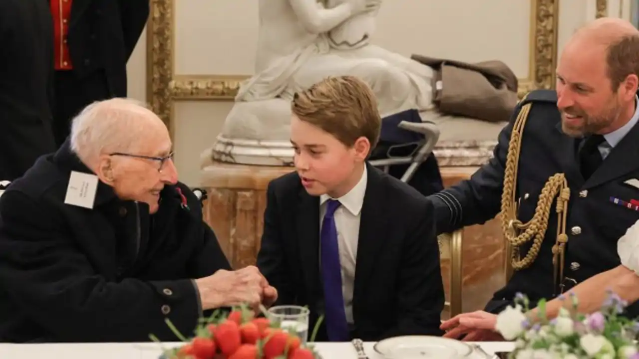 El príncipe Guillermo y el príncipe George