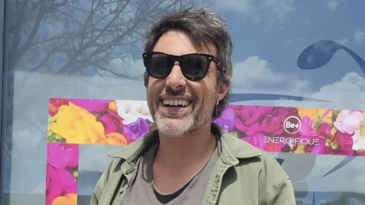 Hugo Pierna muy sonriente