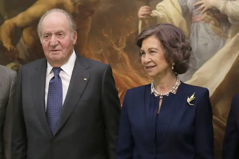 Juan Carlos I y doña Sofía