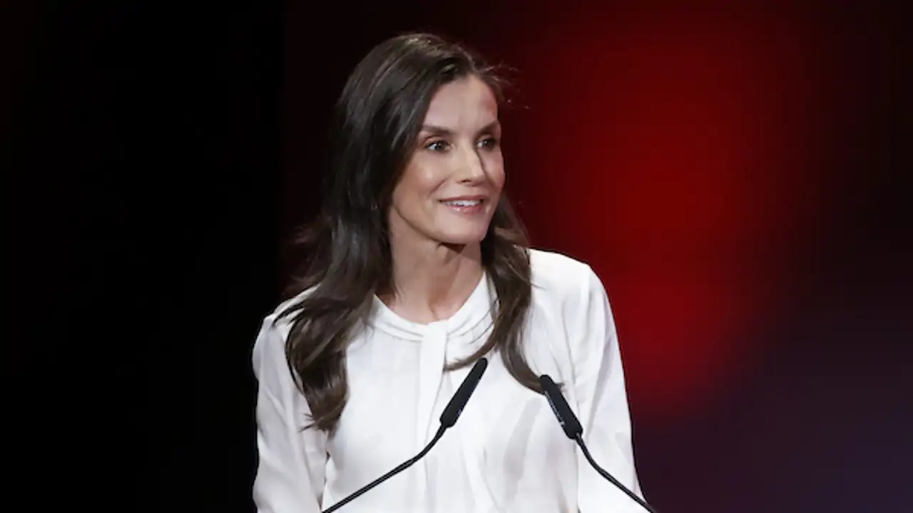 La Reina Letizia durante su último acto en Murcia