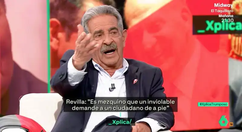 Miguel Ángel Revilla en 'laSexta Xplica'
