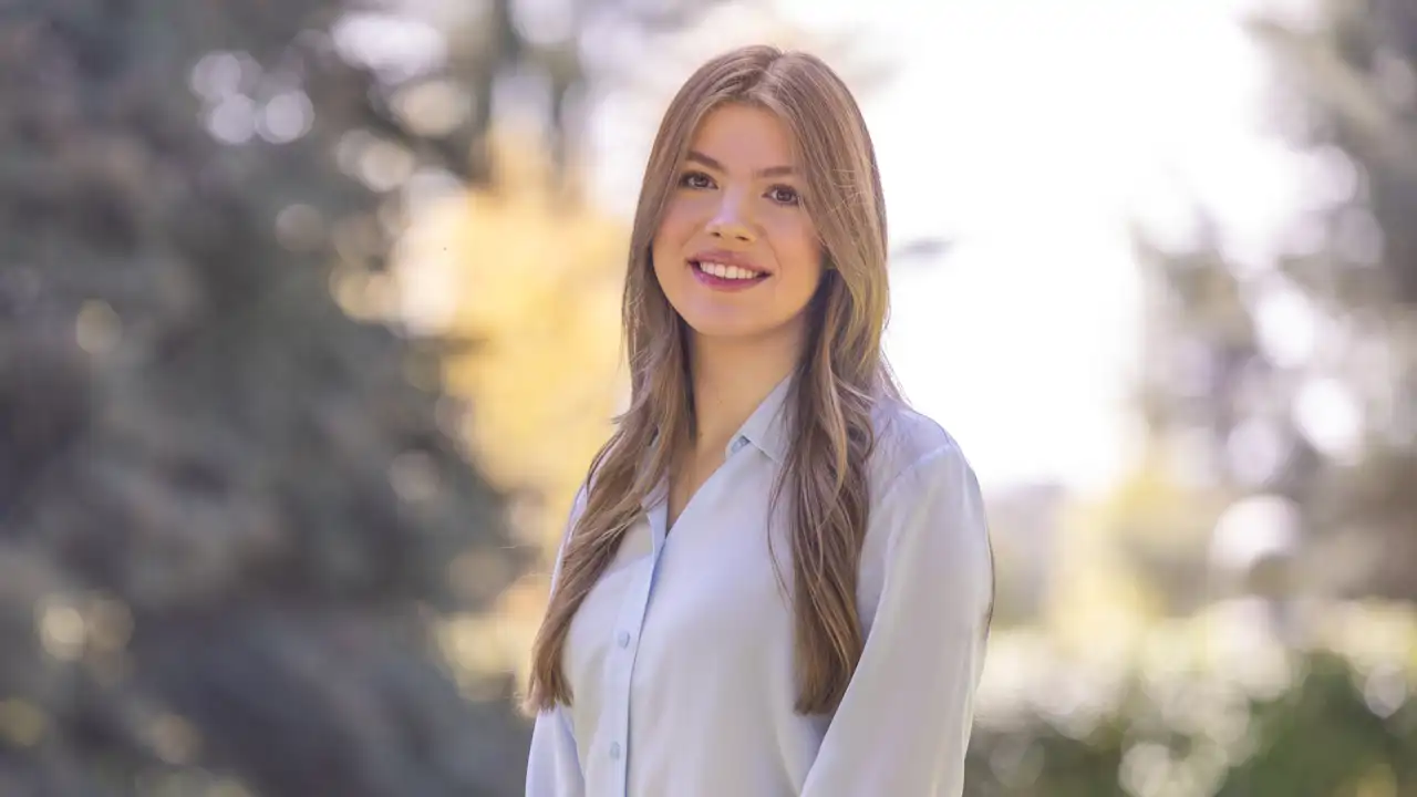 La infanta Sofía en su posado por su 18 cumpleaños.