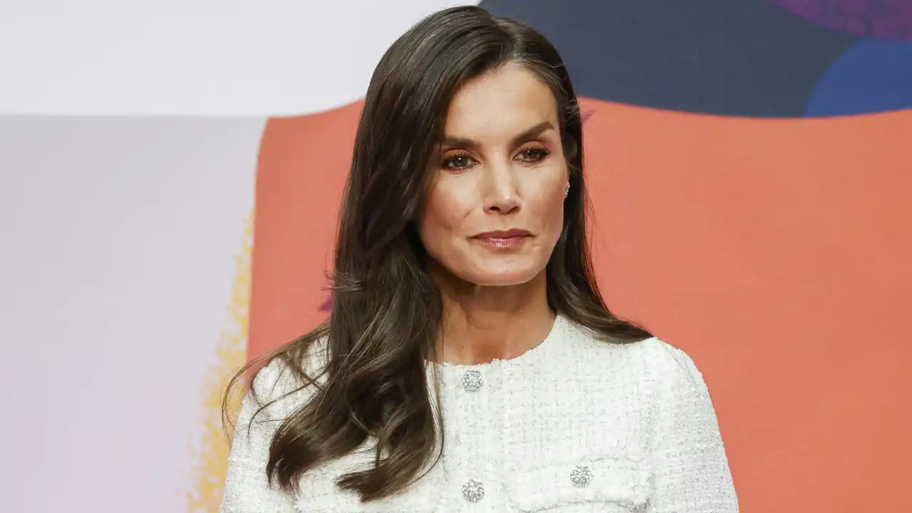 La Reina Letizia durante un acto de agenda