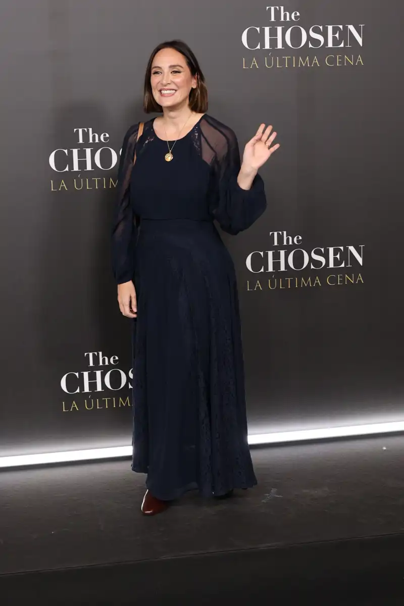 Tamara Falco en la première de The Chosen: la ultima cena en Madrid