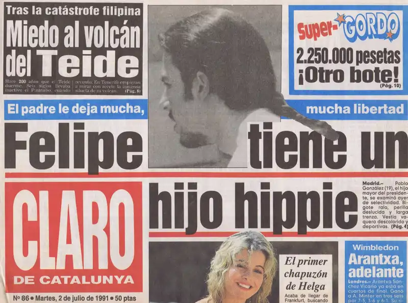 El hijo de Felipe González en portada