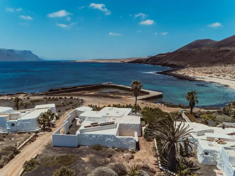 La casa está a pie de playa