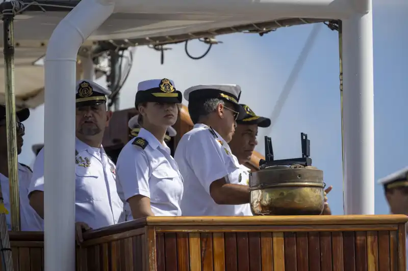 La Princesa Leonor llega a República Dominicana desde la torre de mando.