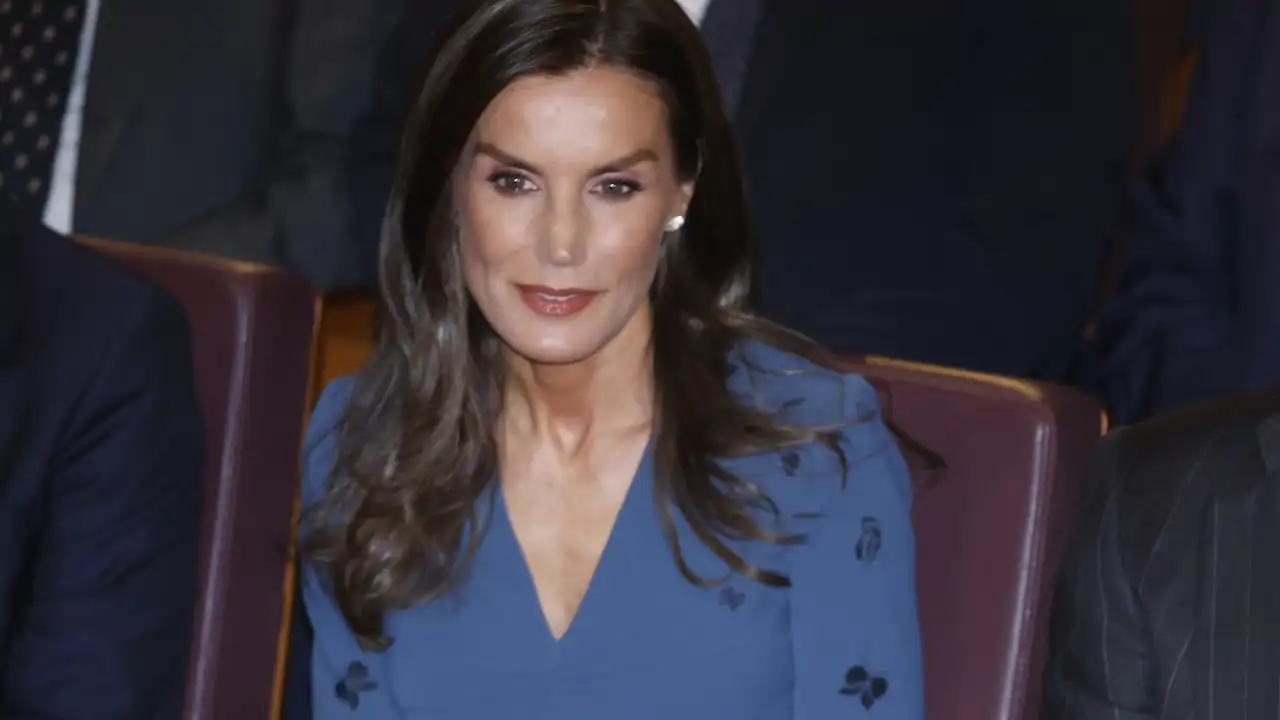 La Reina Letizia, en su último acto público. 
