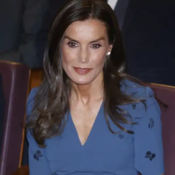 La Reina Letizia, en su último acto público. 