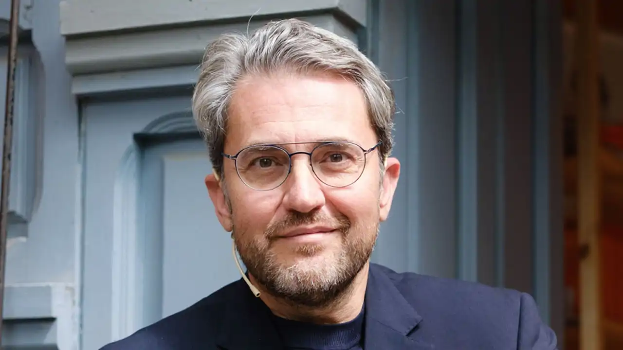 Máxim Huerta en su librería