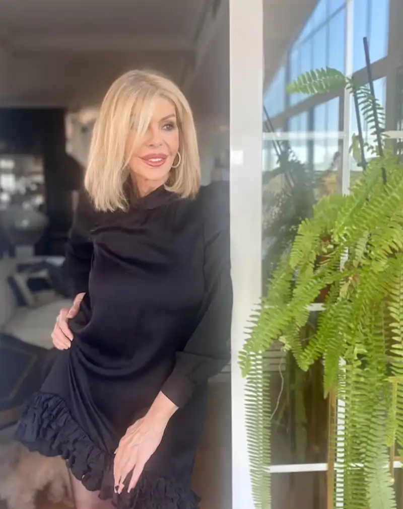Bibiana Fernández en su casa