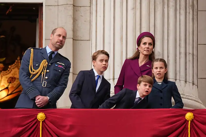 Kate Middleton junto a sus tres hijos, George, Charlotte y Louis