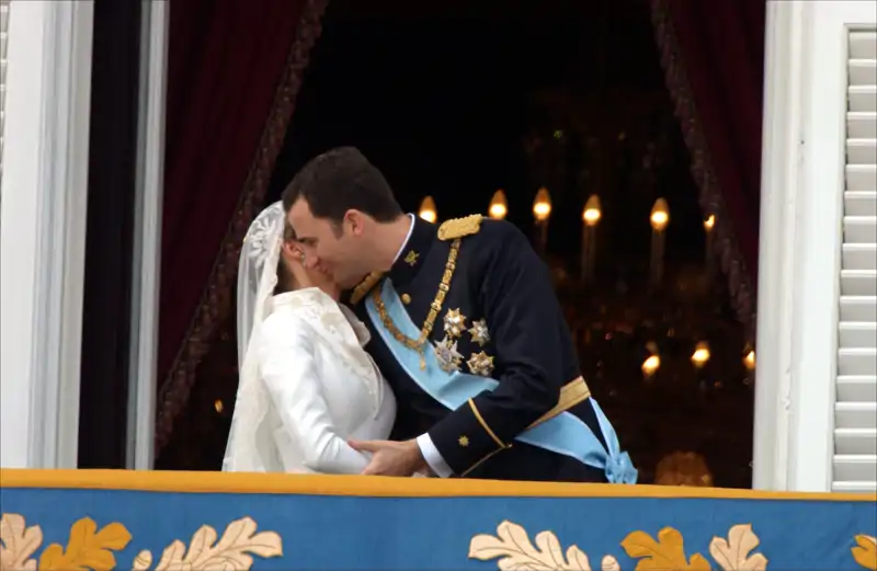 Los Reyes Felipe y Letizia el día de su boda