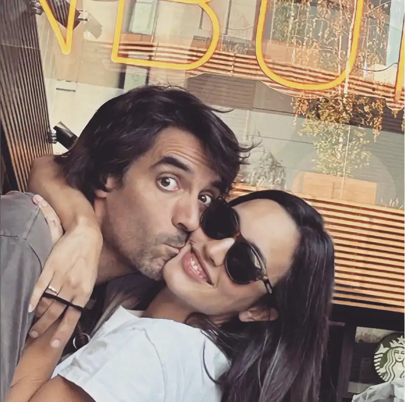 Megan Montaner y su pareja, Gorka Ortúzar