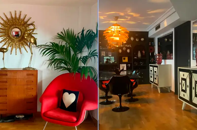 Salón de la casa de Bibiana Fernández