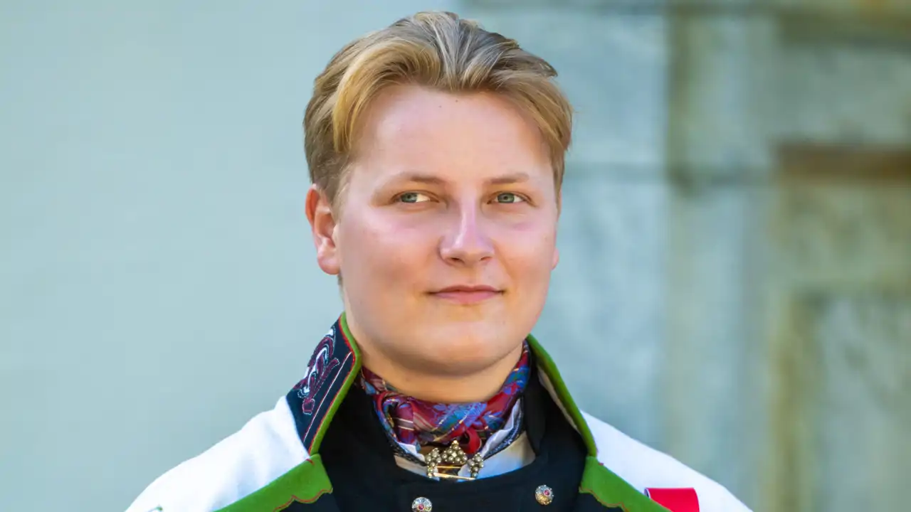 Sverre Magnus en el Día Nacional de Noruega