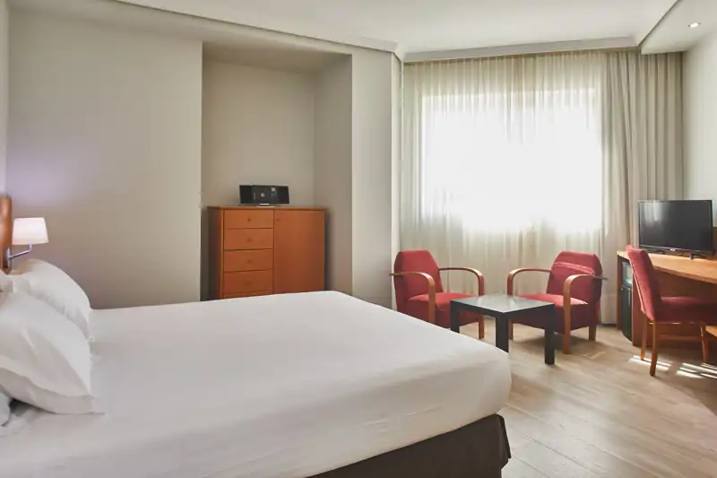 Una de las habitaciones del hotel Silken