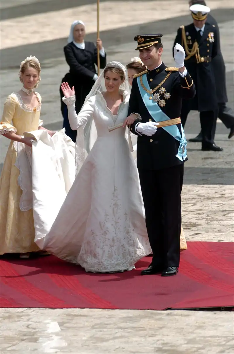Boda de los Reyes, Felipe y Letizia, en 2004.
