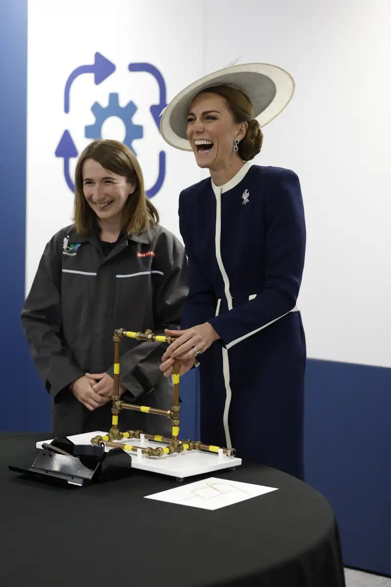 Kate Middleton, en su último acto.