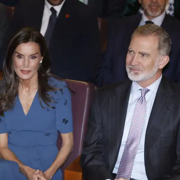La Reina Letizia, en su último acto público. 