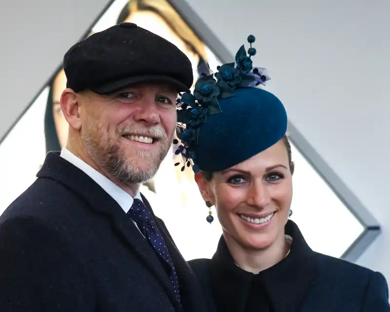 Mike Tindall y su mujer Zara Phillips