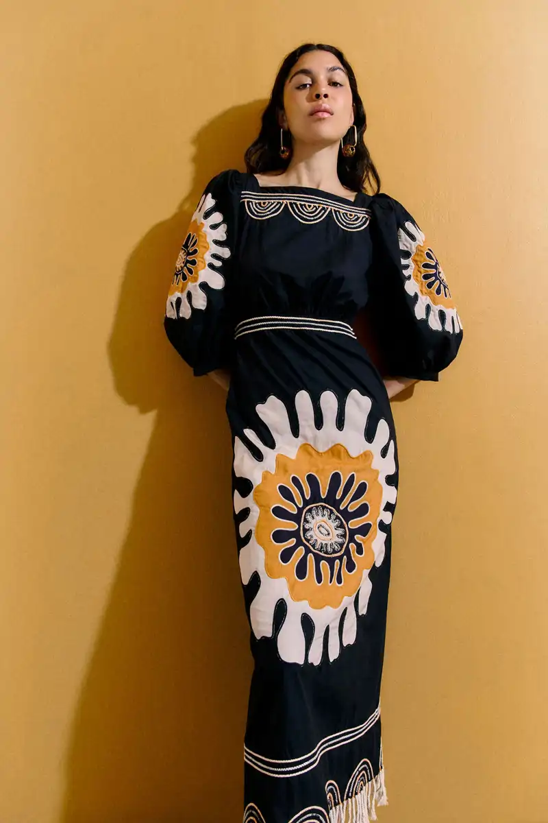 Vestido patch estampado de Sfera 69,99 euros 
