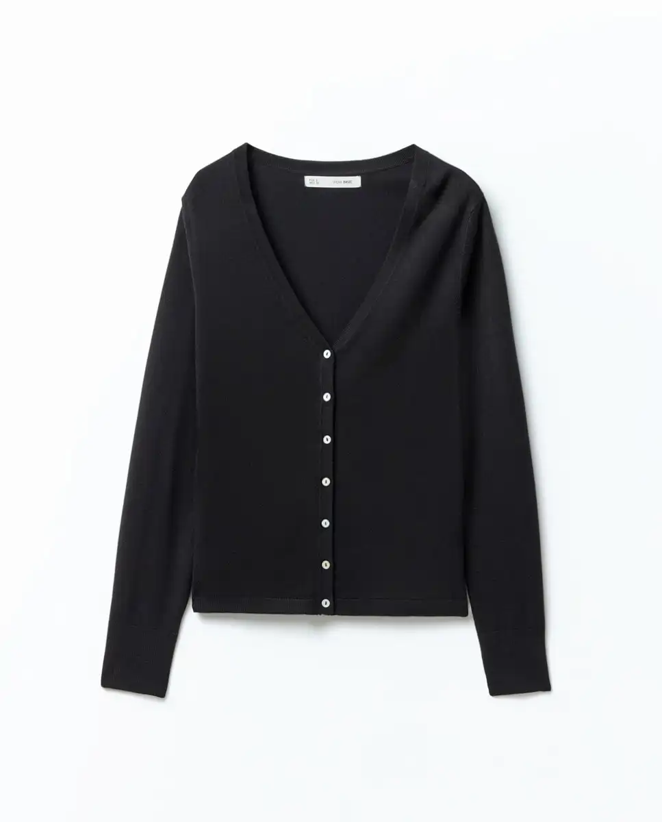 Chaqueta básica tipo cárdigan de Sfera