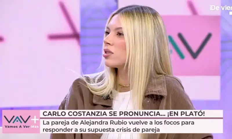 Alejandra Rubio en 'Vamos a ver'