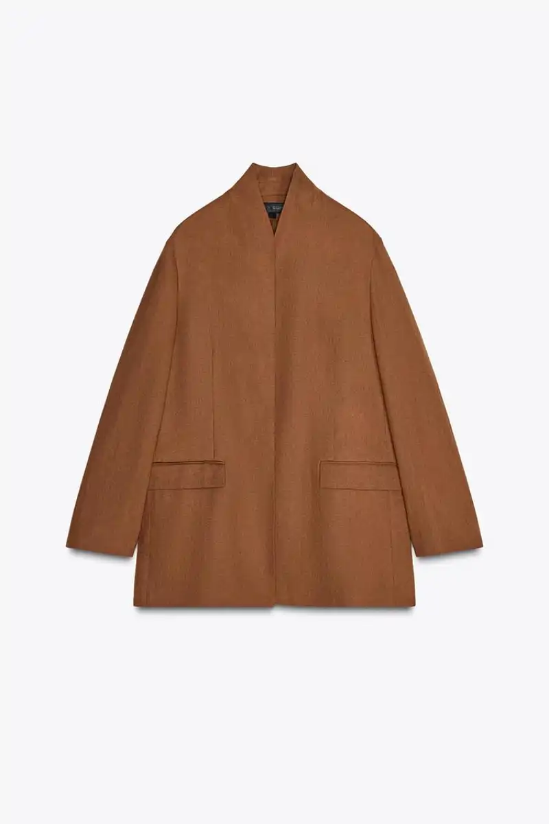 Blazer mezcla lino ZW Collection 79,95 euros