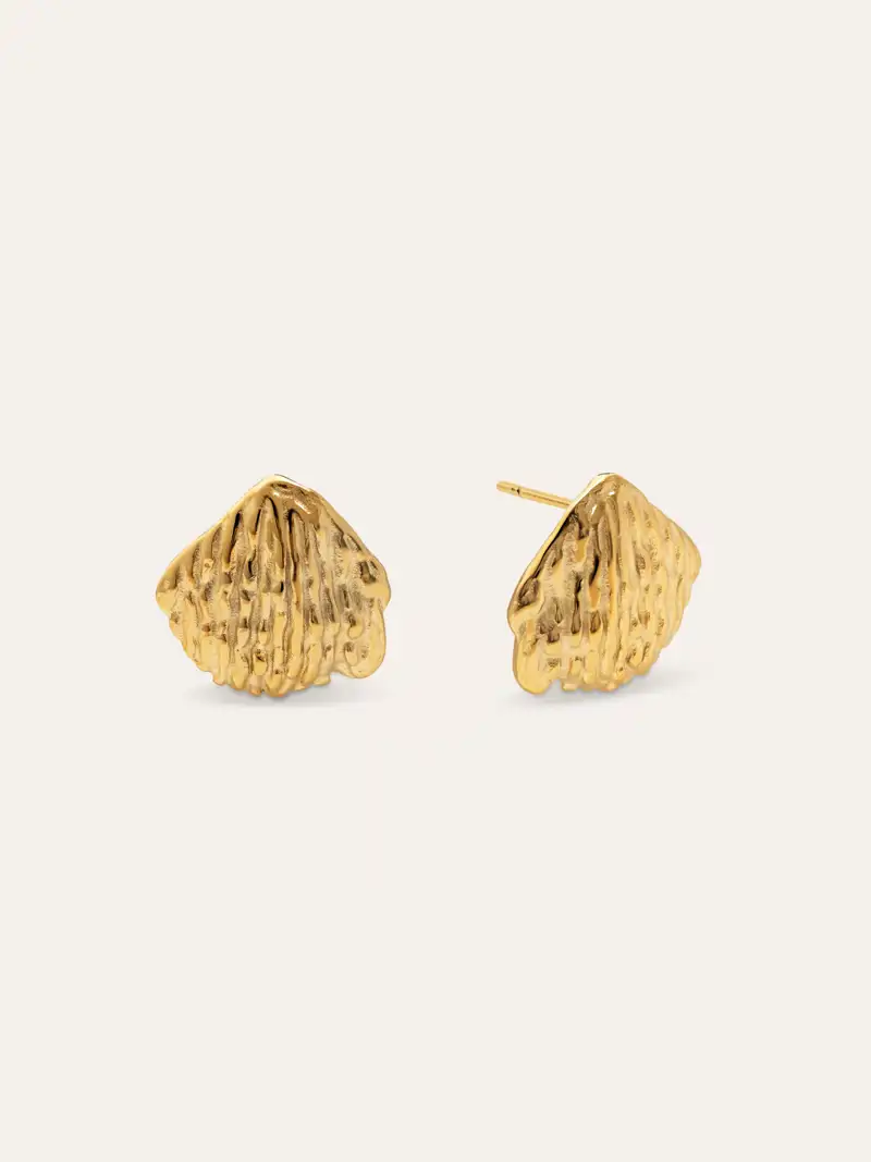 Pendientes Maris Acero Baño Oro de SINGULARU 22,99 euros 