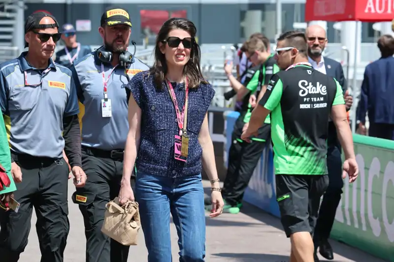 Carlota Casiraghi, en el Circuito de Montecarlo.