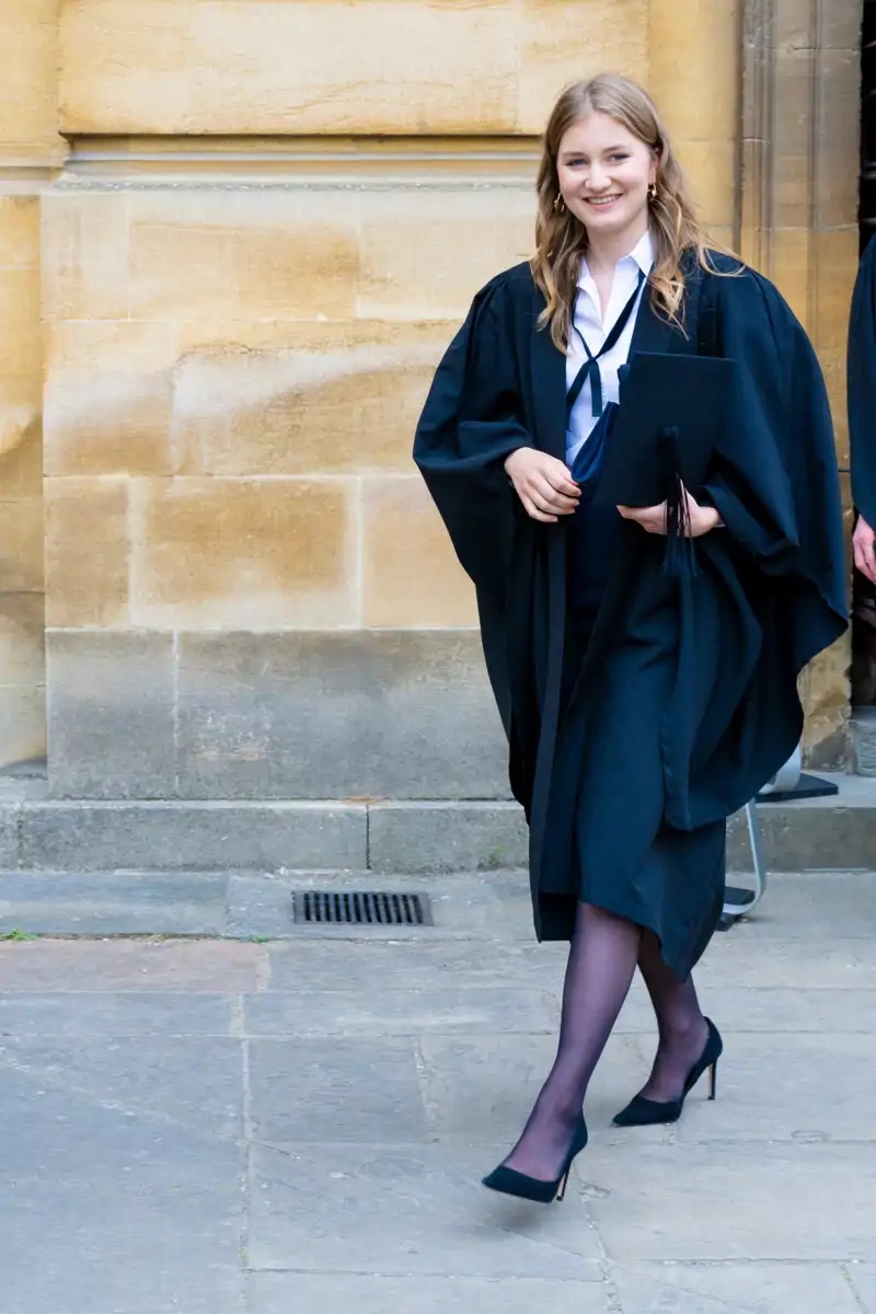 Elisabeth de Bélgica, durante su graduación.