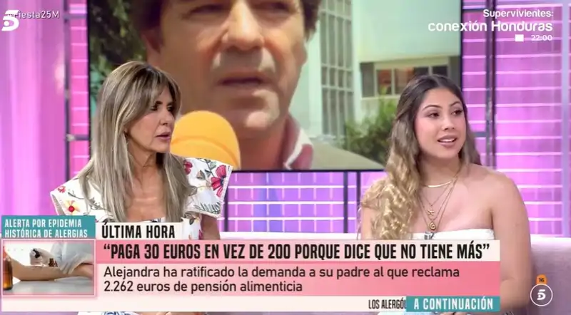 Alejandra en televisión