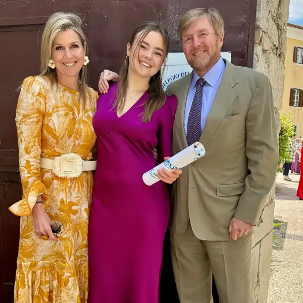 Guillermo y Máxima de Holanda en la graduación de su hija, la princesa Ariane.