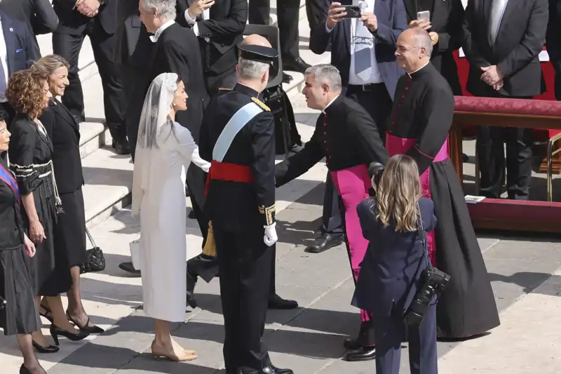 Sus Majestades los Reyes en Roma