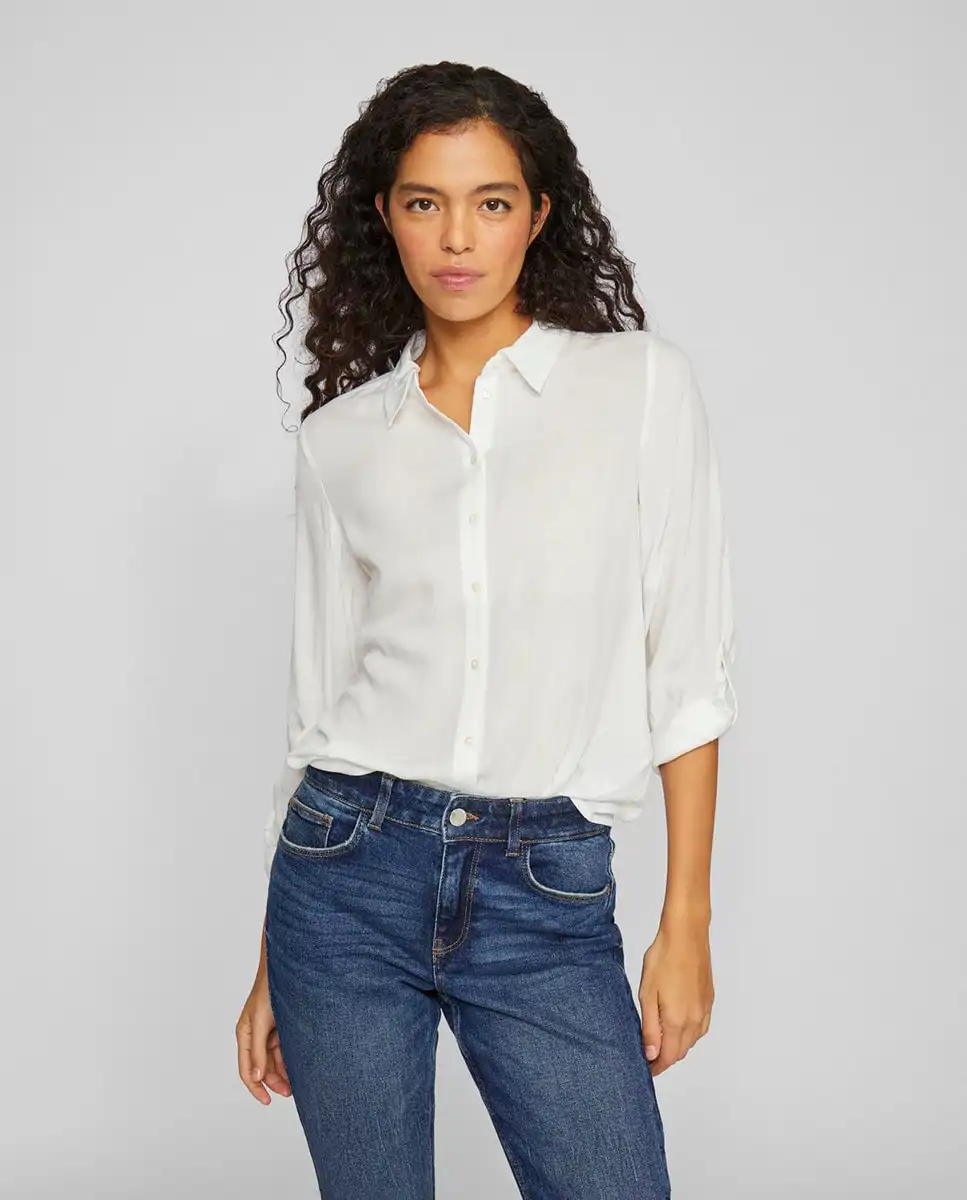 Camisa blanca básica de Vila