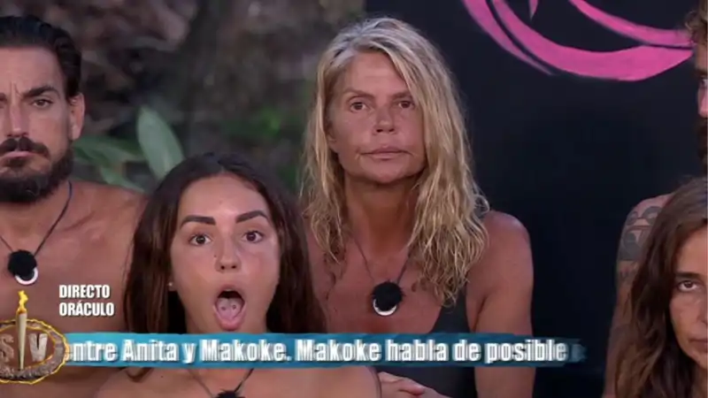 Anita desconcertada tras la confesión de Makoke