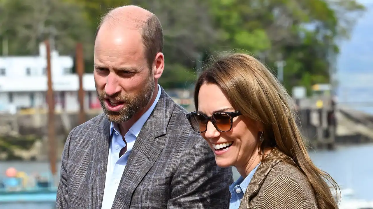 El Príncipe Guillermo y Kate Middleton en un acto