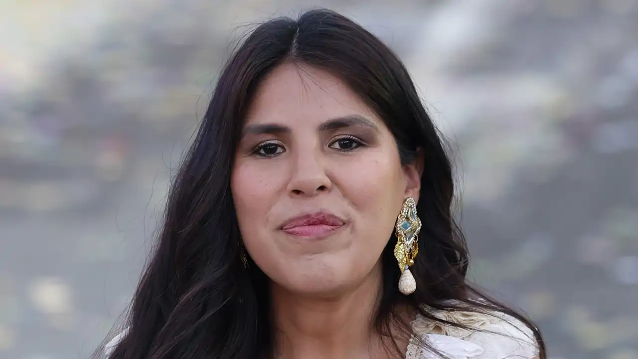 Isa Pantoja en la presentación de 'La familia de la tele'