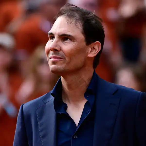 Rafa Nadal en su homenaje
