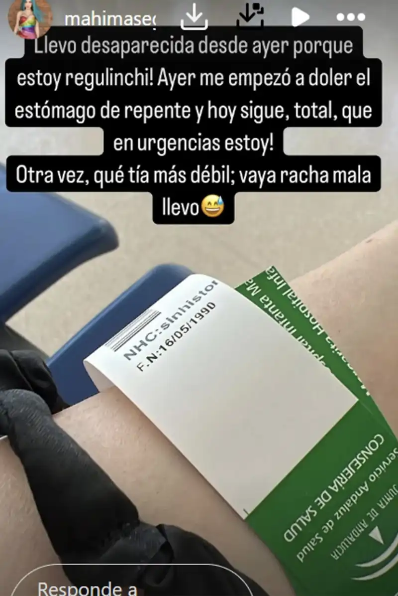Storie de Mahi en el hospital