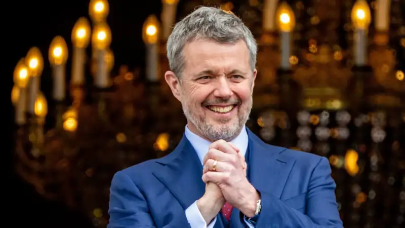Federico de Dinamarca el día de su cumpleaños.